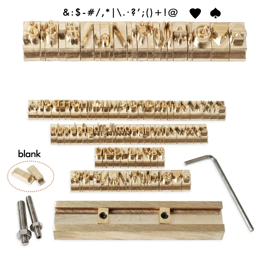 Timbre laiton personnalisé pour marquage cuir