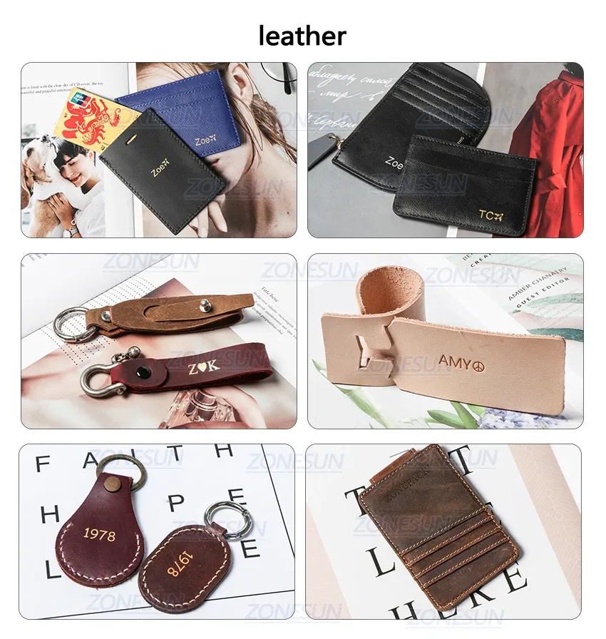 Timbre laiton personnalisé pour marquage cuir
