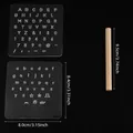 Timbres et moules pour gravure faux cuir – 6