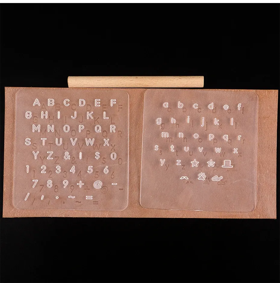 Timbres et moules pour gravure faux cuir