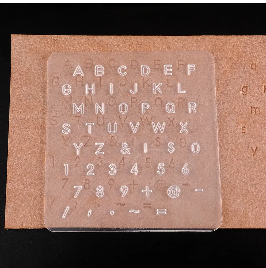 Timbres et moules pour gravure faux cuir