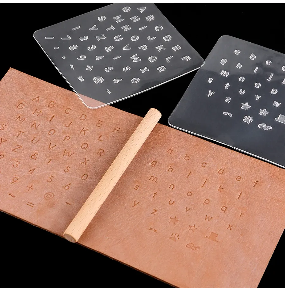 Timbres et moules pour gravure faux cuir