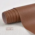 Tissu cuir adhésif 100 x 137 cm pour ameublement – Color Chocolate color