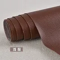Tissu cuir adhésif 100 x 137 cm pour ameublement – Color Light brown