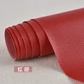 Tissu cuir adhésif 100 x 137 cm pour ameublement – Color red