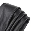 Tissu cuir de vachette motif litchi noir – 2