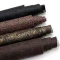 Tissu cuir floral épais 50 x 137 cm pour accessoires – 2