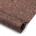 Tissu cuir floral épais 50 x 137 cm pour accessoires – Color khaki