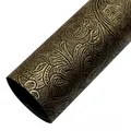 Tissu cuir floral épais 50 x 137 cm pour accessoires – Color yellow