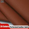 Tissu cuir perforé 100 x 160 cm pour ameublement – 1
