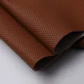 Tissu cuir perforé 100 x 160 cm pour ameublement – Color brown