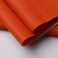 Tissu cuir perforé 100 x 160 cm pour ameublement – Color orange