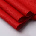 Tissu cuir perforé 100 x 160 cm pour ameublement – Color red