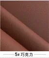 Tissu cuir PVC litchi 100 x 160 cm pour ameublement – Color 5 chocolates