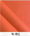 Tissu cuir PVC litchi 100 x 160 cm pour ameublement – Color 9 orange