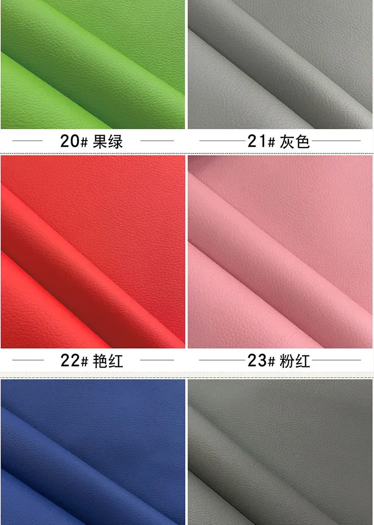 Tissu cuir PVC litchi 100 x 160 cm pour ameublement