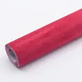 Tissu daim adhésif 30 x 150 cm pour décoration – Couleur Rouge