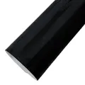 Tissu daim auto-adhésif PU 30 à 150 cm – Couleur Noir