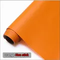 Tissu PU antiadhésif large 1,6 mètre pour artisanat – Color Orange
