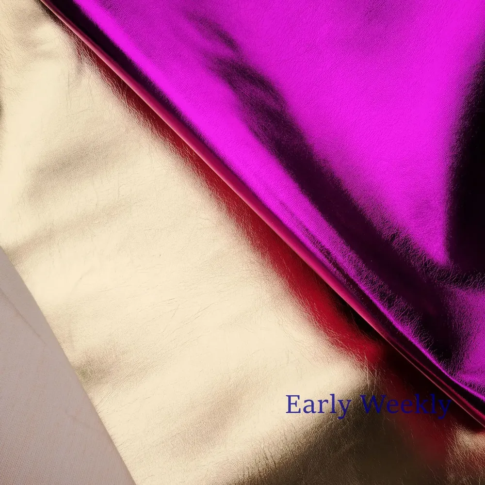 Tissu PU métallique 138x50 cm pour cosplay