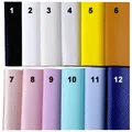 Tissu PU motif litchi 20 à 120 cm pour boucles d'oreilles – 1