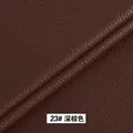 Tissu PU motif litchi doux 100 à 138 cm – Color Dark brown 23