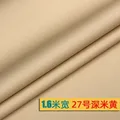 Tissu PU motif litchi épais 100 x 160 cm – Color 27 Dark Beige Yellow