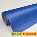 Tissu PU motif litchi épais 100 x 160 cm – Color 32 bright blue