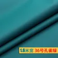 Tissu PU motif litchi épais 100 x 160 cm – Color 36 Peacock Green