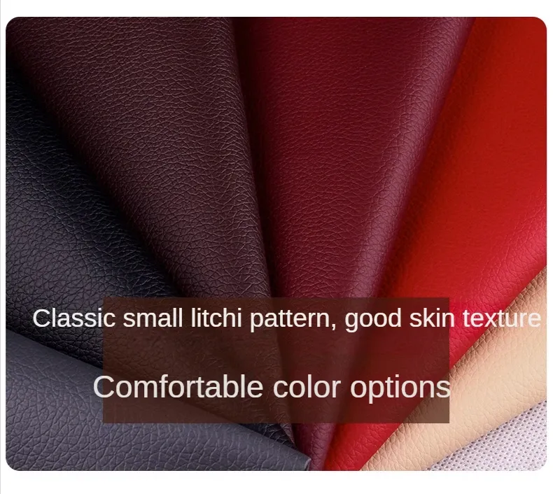Tissu PU motif litchi épais 100 x 160 cm