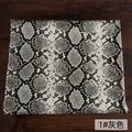 Tissu PU motif serpent 3D pour vêtement – Couleur NO 1