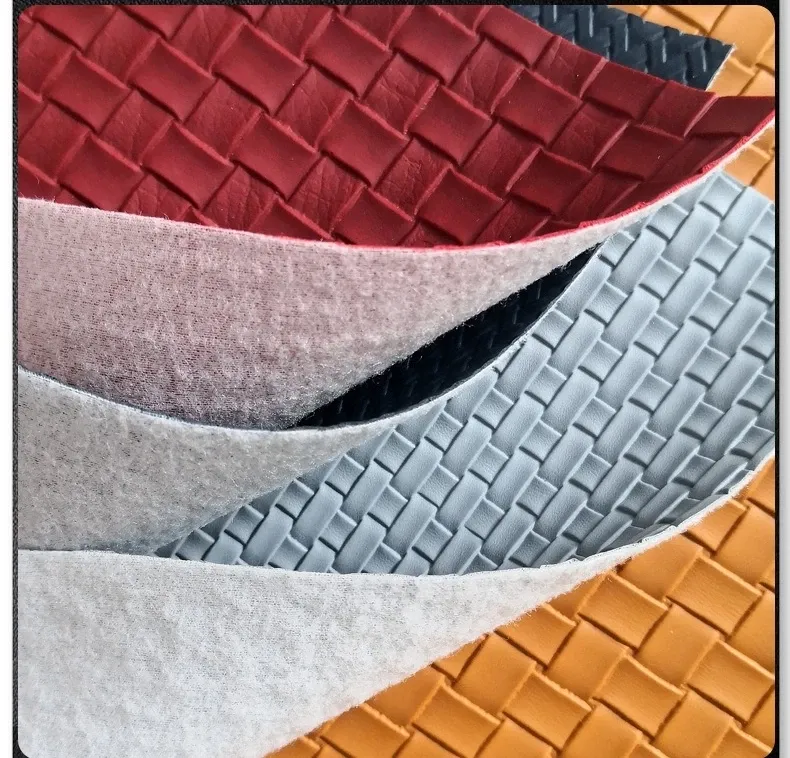 Tissu PU motif tissé 100 à 200 cm pour sacs