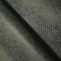 Tissu PU relief serpent 50 x 138 cm pour décoration – Couleur 17 Dark Gray