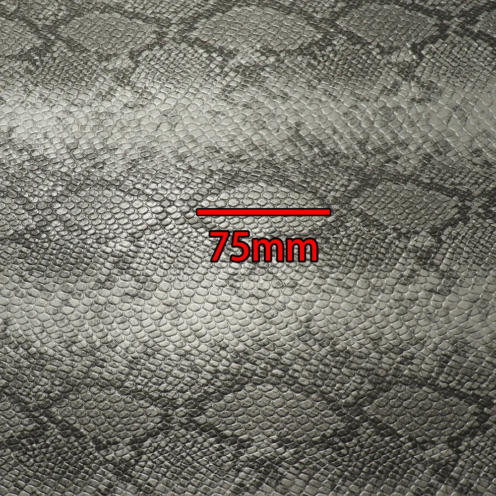 Tissu PU relief serpent 50 x 138 cm pour décoration