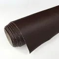 Tissu PU résistant rayures 100 x 138 cm pour automobile – Couleur brown 100x138cm