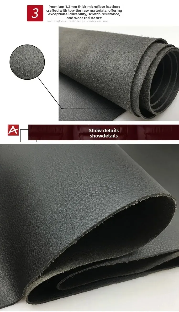 Tissu PU résistant rayures 100 x 138 cm pour automobile