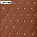 Tissu PVC brodé 45 x 160 cm pour tapis et décoration – Couleur DarkCoffee