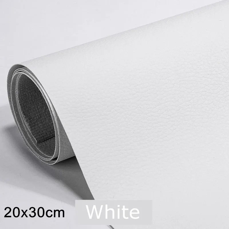 Tissu similicuir auto-adhésif 20 x 30 cm pour réparation