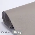 Tissu similicuir auto-adhésif 20 x 30 cm pour réparation – Color gray