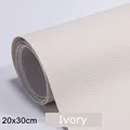 Tissu similicuir auto-adhésif 20 x 30 cm pour réparation – Color ivory
