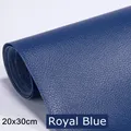 Tissu similicuir auto-adhésif 20 x 30 cm pour réparation – Color royal blue