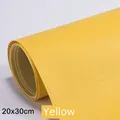 Tissu similicuir auto-adhésif 20 x 30 cm pour réparation – Color yellow