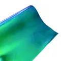 Tissu similicuir holographique 20 x 15 à 120 cm imperméable – Couleur Vert (20cm x 15cm)