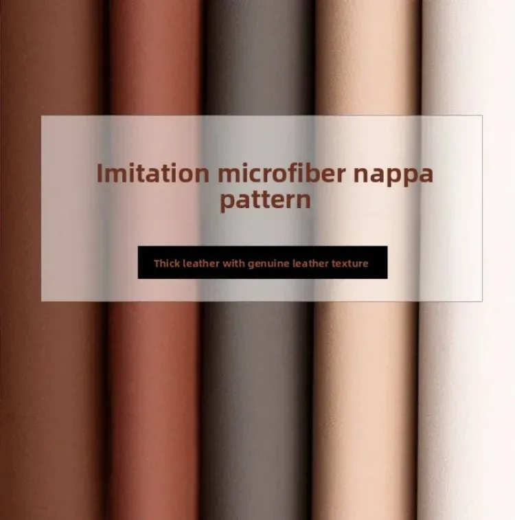Tissu similicuir Nappa 100 x 138 cm pour canapé