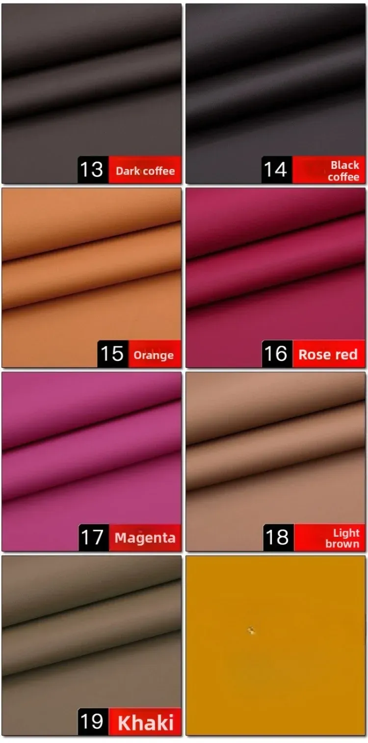 Tissu similicuir Nappa 100 x 138 cm pour canapé