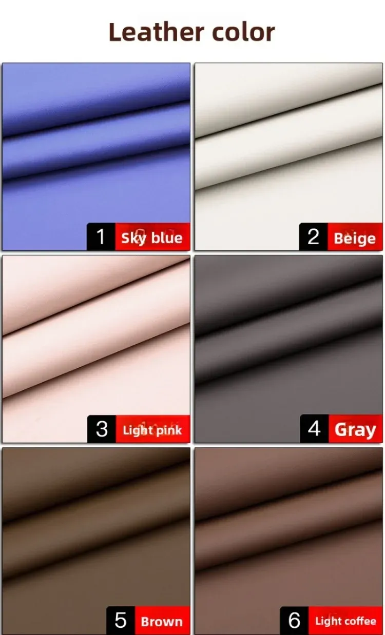 Tissu similicuir Nappa 100 x 138 cm pour canapé