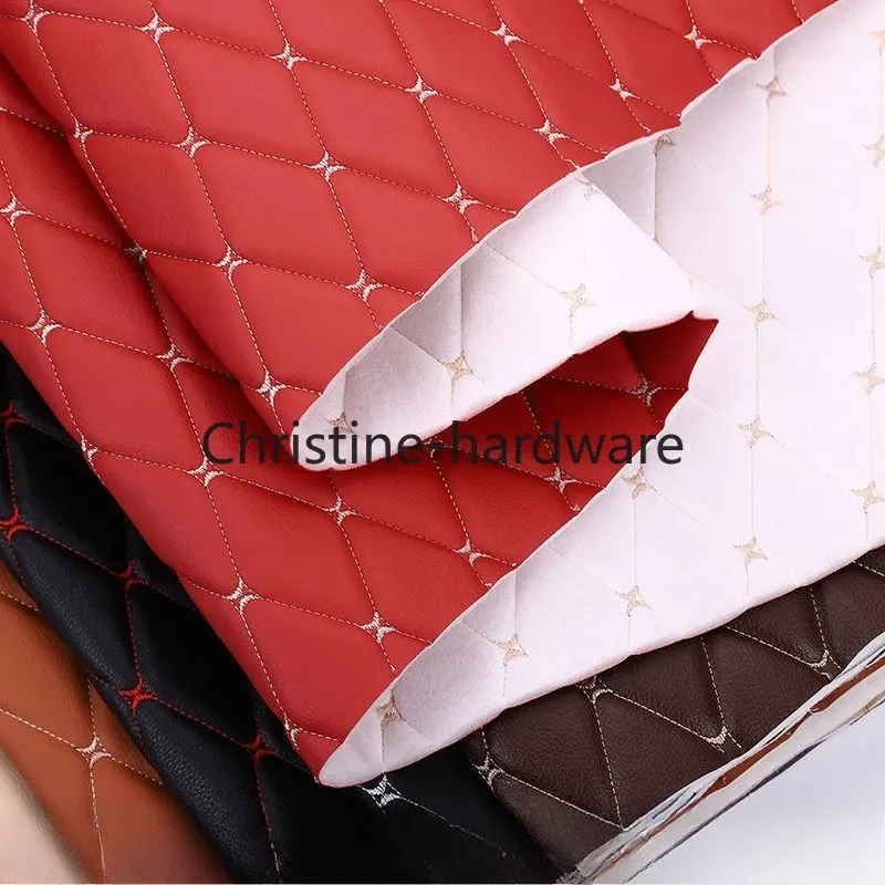 Tissu similicuir PU 100 x 158 cm pour ameublement
