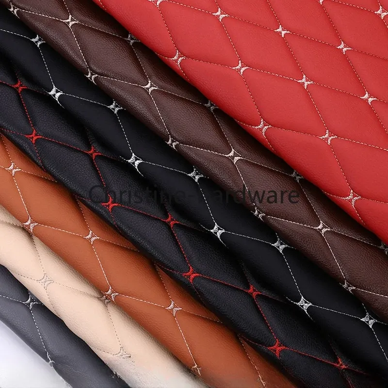 Tissu similicuir PU 100 x 158 cm pour ameublement