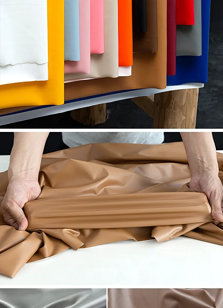 Tissu similicuir PU agneau 50 x 145 cm pour vêtements
