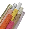Tissu similicuir PU autruche 30 x 135 cm pour sacs – 5
